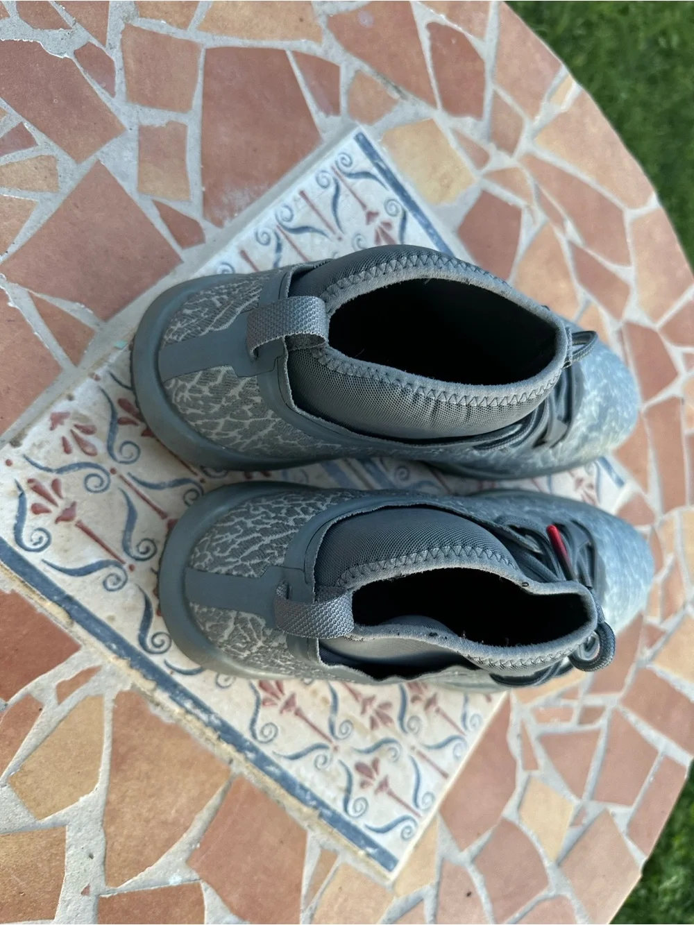 Air Jordan Men's Grey Athletic Sneakers size 11